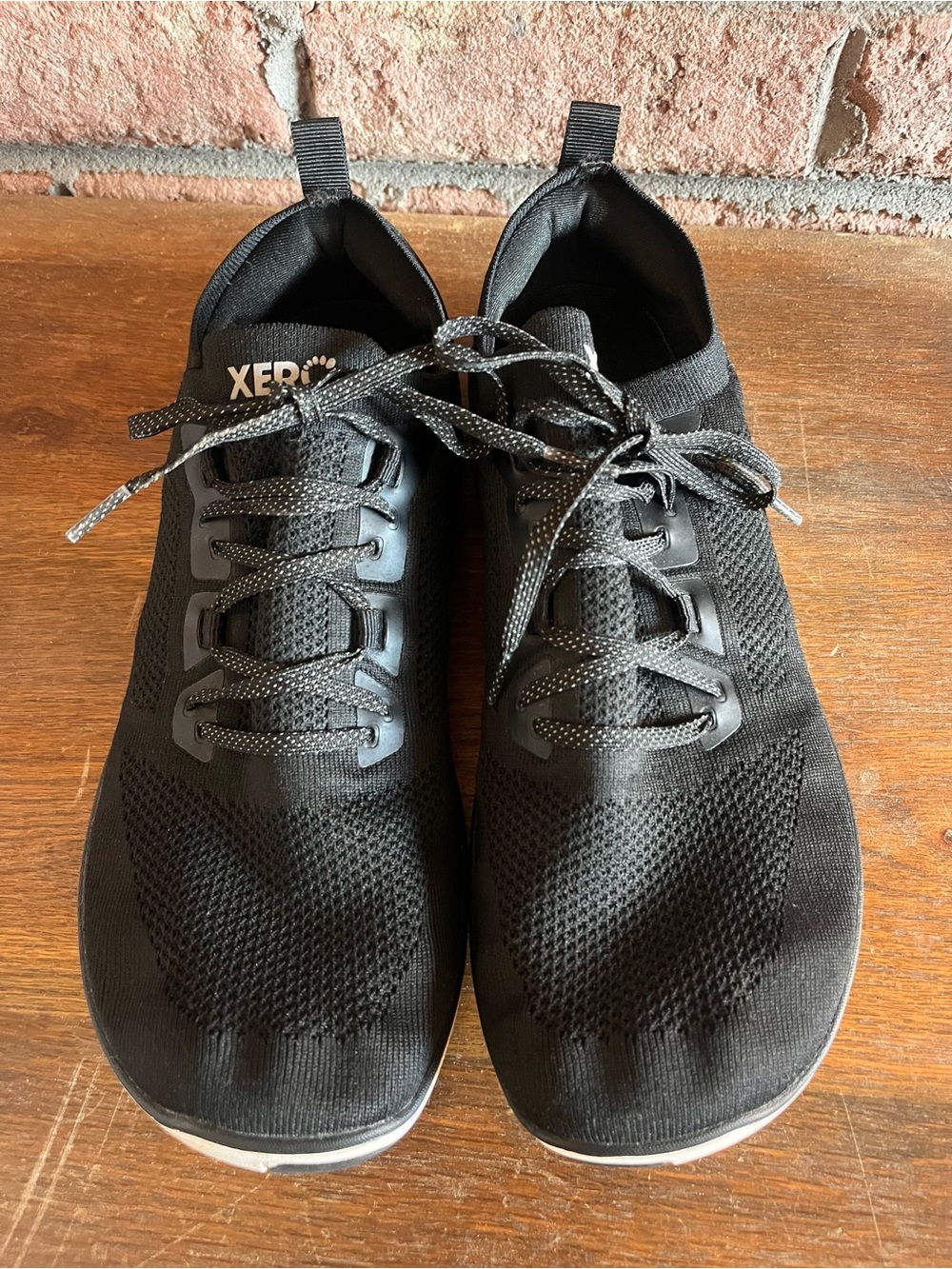 Xero Shoes Mens Nexus Knit Size 11.5 Black Barefoot Athletic Shoes